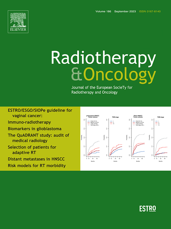 Go to journal home page - Radiotherapy and Oncology